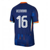 Camiseta Países Bajos Joey Veerman #16 Visitante Equipación Eurocopa 2024 manga corta